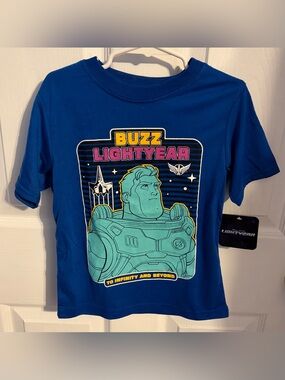 Disney Pixar Buzz Lightyear Tee, Kids Size 5/6 NWT
